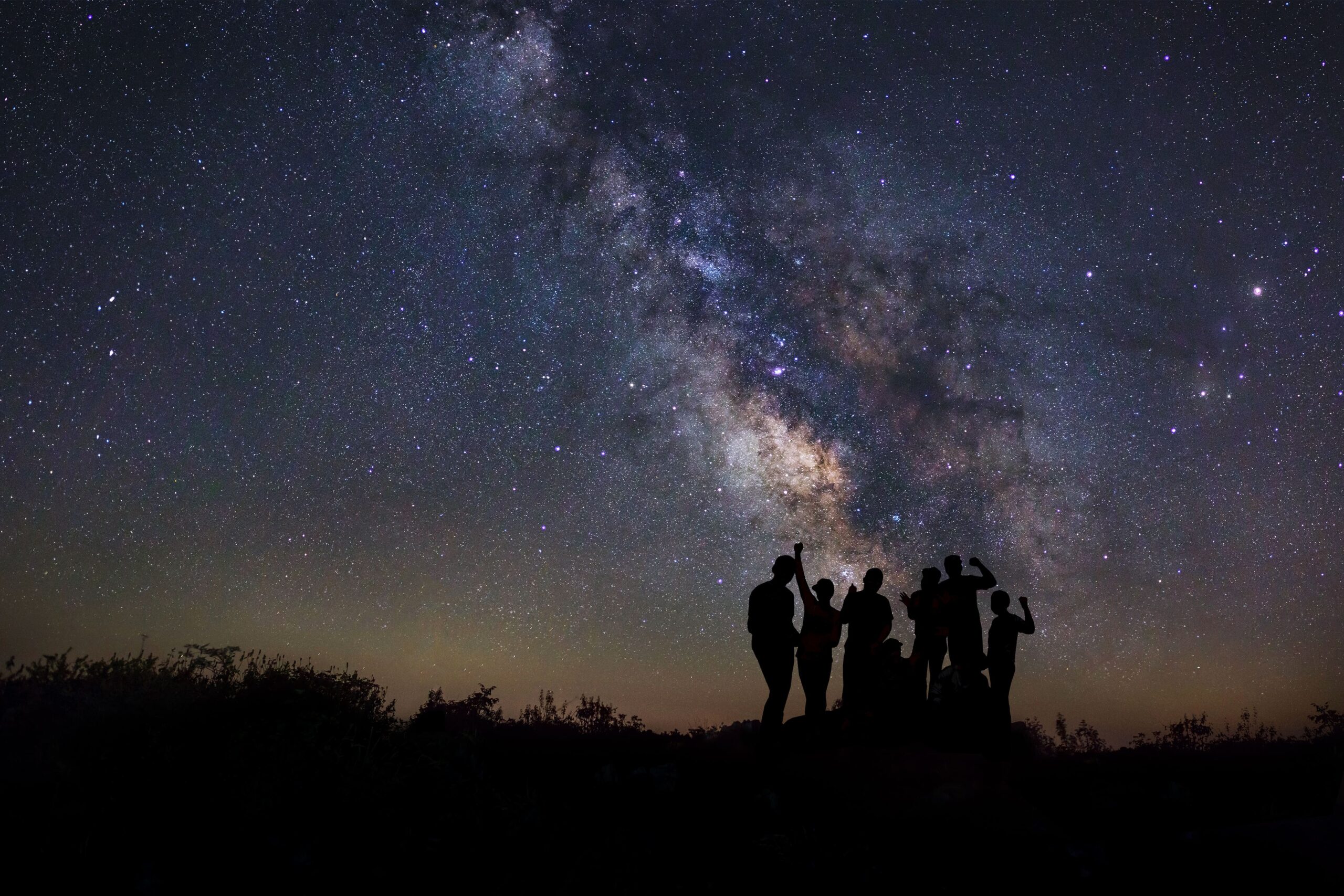 Starry night pilgrimage